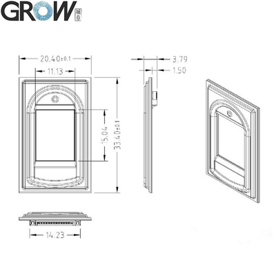Grow R303 FPC1020 Capacitive Fingerprint Module with Free Sdk