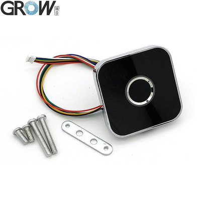 GROW R502-AW Zinc Alloy Round Ring LED Control DC3.3V Capacitive Fingerprint Module Sensor Scanner