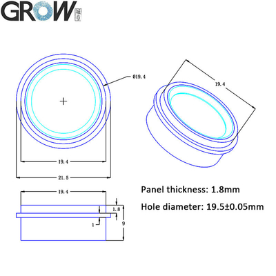 Grow KL216+R502-F Waterproof Fingerprint Access Control