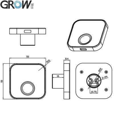 Grow K226+G16 DC10-30V Admin/User Password Fingerprint Control Board