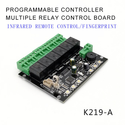 Programmable Fingerprint Control Board Multiple Relay IR K219 R502