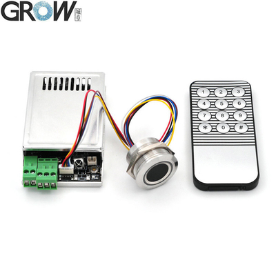 Bảng điều khiển truy cập vân tay GROW KL216+R503 đầu ra rơ le, điều khiển từ xa với Chế độ Jog/Chế độ Khởi động/Chế độ Tự khóa