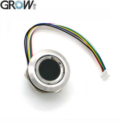 GROW R503 Màn hình tròn RGB mới, chỉ báo vòng LED điều khiển DC3.3V SH1.0-6pin Capacitive Fingerprint Module Sensor Scanner